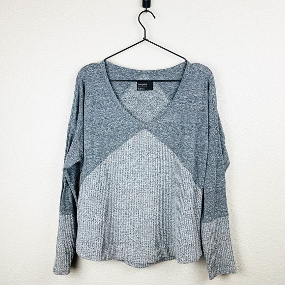 free press Sweaters - 🏡Free Press gray color block sweater